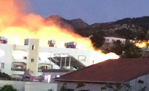 North Cyprus News - Lapta Fire