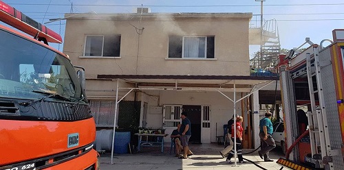 North Cyprus News - Fire in Famagusta House