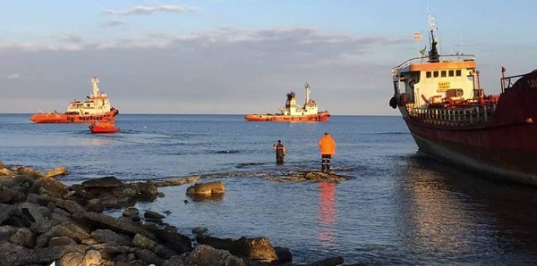 North Cyprus News - Tanker Aground