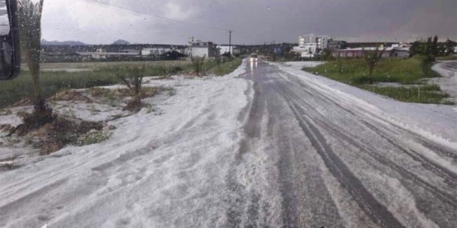 North Cyprus News - Slush and Snow -Bafra