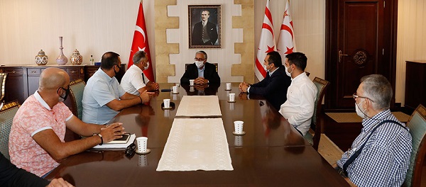 North Cyprus News - Akinci Meets Head of North Cyprus Tourism and Travel Agents Union