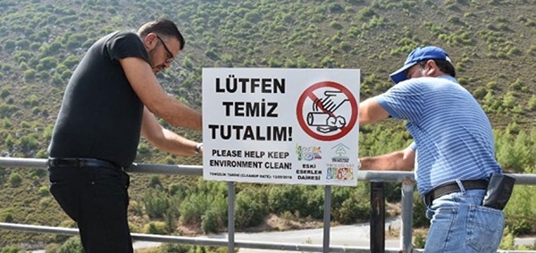 North Cyprus News - Sign - No Littering