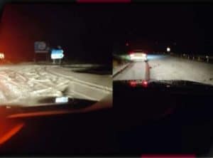 North Cyprus News - Snow on Road