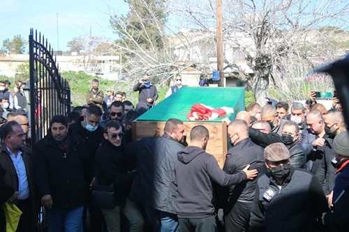 North Cyprus News - Funeral of Halil Falyali (2)