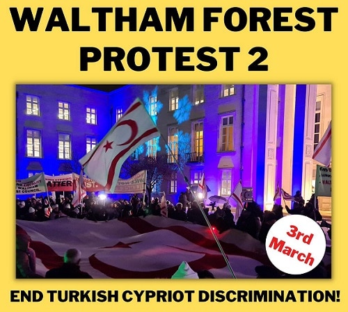 North Cyprus News - Waltham Forest Protest March