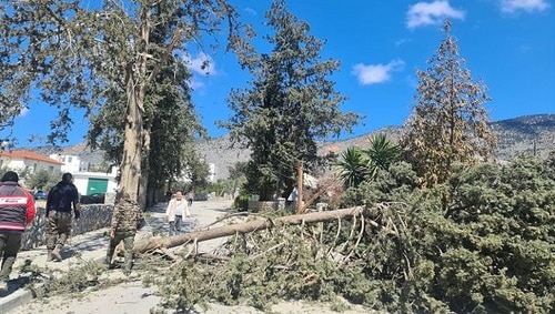 North Cyprus News - Storm Damage - Dikmen