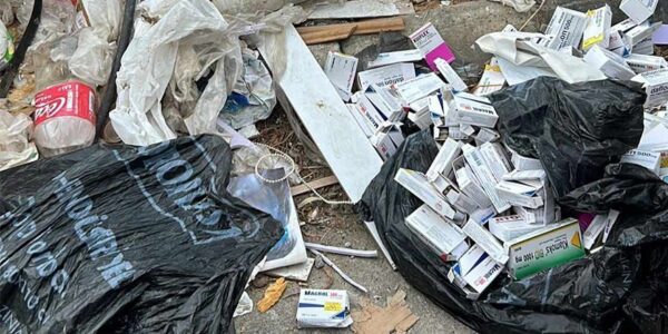 Prescription drugs - dumped in Nicosia