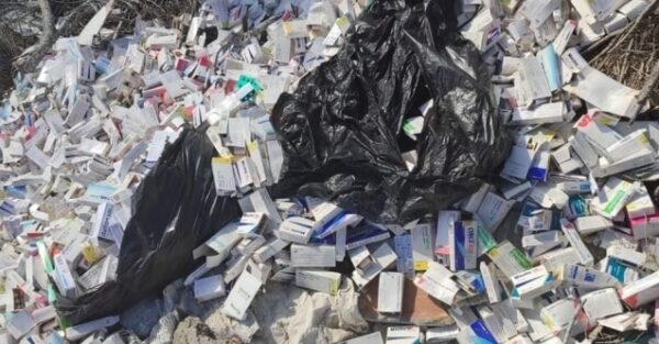 Prescription drugs - dumped in Turkeli