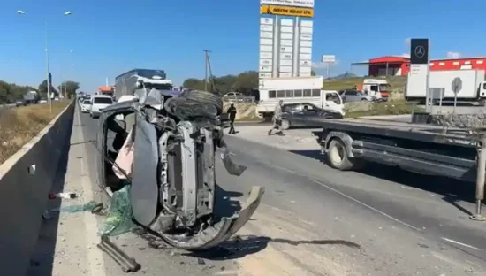 Accident on Nicosia-Famagusta main road.