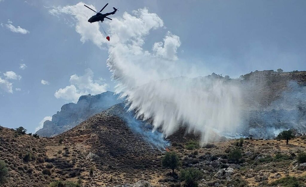 Fire in Baglikoy - Lefke