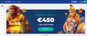 Kinghills Casino Welcome bonus promotion banner