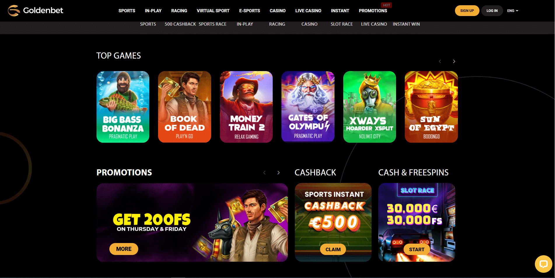 top games at goldenbet casino