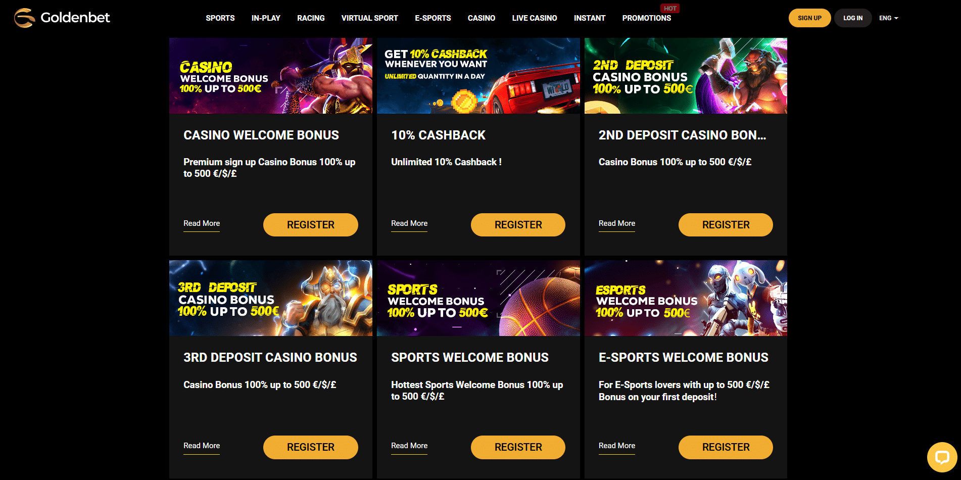 welcome bonus and promotions at goldenbet casino